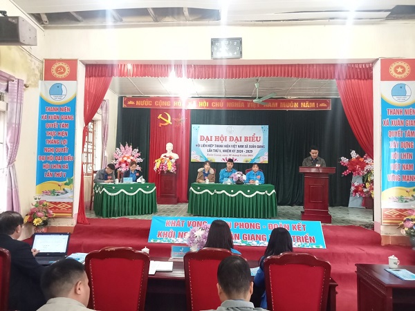 Đại hội đại biểu Hội LHTN Việt Nam xã Xuân Giang lần thứ V, nhiệm kỳ 2024- 2029