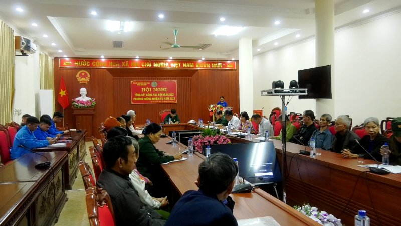 Hội nghị tổng kết công tác Hội Cựu TNXP huyện Quang Bình năm 2022